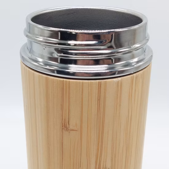350ml Personalized Bamboo /Stainless Steel / Thermal Cup with Strainer