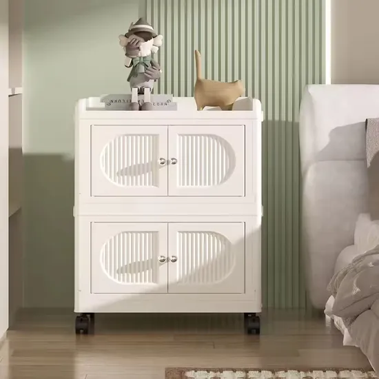 Складной ящик для хранения в японском стиле, трехдверный бытовой пластиковый ящик для хранения, ящик для сортировки автомобилей, многослойный утолщенный шкаф для хранения